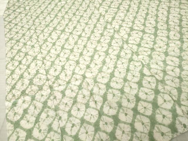 平和屋着物●長襦袢 無双仕立て 総絞り 正絹 逸品 AABK0322ck