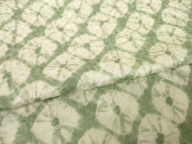 平和屋着物●長襦袢 無双仕立て 総絞り 正絹 逸品 AABK0322ck