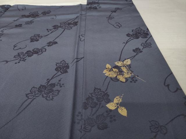 平和屋着物●訪問着 枝花文 暈し染め 金彩 正絹 逸品 AABK0324ck