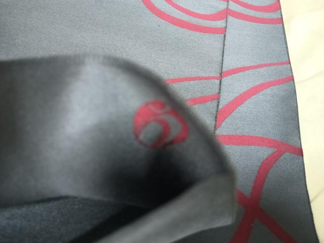 平和屋着物◎全通柄袋帯 幾何学文 紹紦 正絹 逸品 AABK0620yx