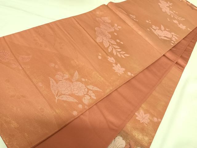 平和屋着物◎太鼓柄袋帯 辻が花 金糸 正絹 逸品 AABK0966yx