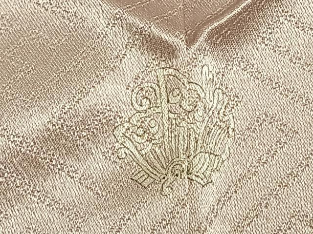平和屋着物●訪問着 絞り 刺繍 霞取り吉祥文 銀彩 正絹 逸品 AABK1005fy