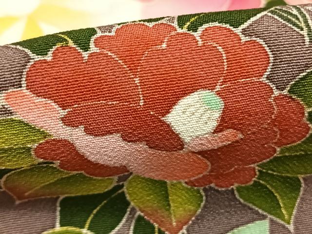 平和屋着物●本加賀友禅作家 土田双園 黒留袖 地紙花文 正絹 逸品 AABK1009fy