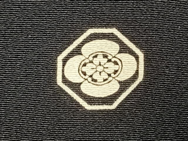平和屋着物●本加賀友禅作家 中正勲 黒留袖 地紙御所車花鳥文 正絹 逸品 AABK1010fy