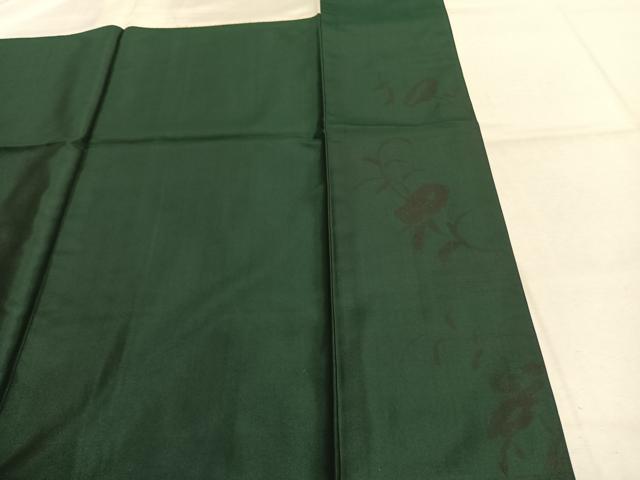 平和屋着物●本場大島紬 草花文 正絹 逸品 AABK1020fy