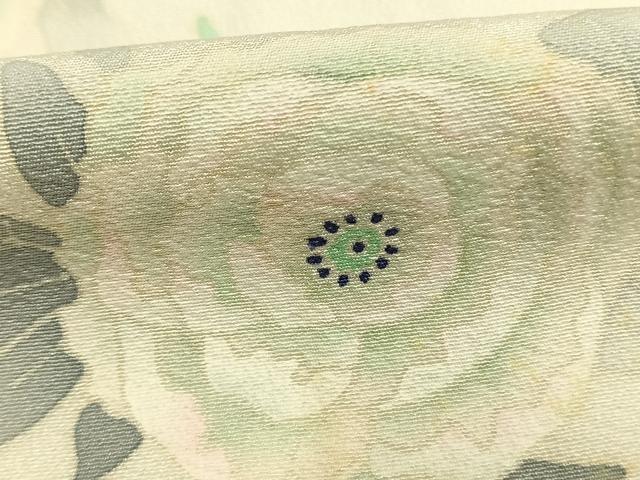 平和屋着物●加賀友禅 松田風華 訪問着 枝花文 暈し染め ますいわ屋扱い 証紙・色紙付き ロング丈 正絹 逸品 AABK1029fy