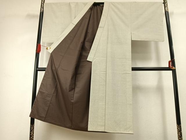 平和屋着物●男性 綿薩摩 アンサンブル 絣文様 木綿 逸品 AABK1033fy