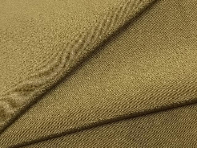 平和屋着物●上質な色無地 梅幸茶色 正絹 逸品 AABK1040fy