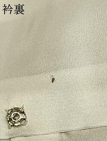 平和屋着物●上質な色無地 山吹茶色 正絹 逸品 AABK1045fy
