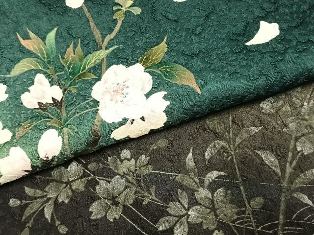 平和屋着物●豪華振袖 枝花文 暈し染め 金彩 やまと誂製 正絹 逸品 AABK1057fy