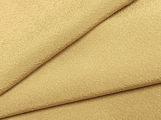 平和屋着物●上質な色無地 枯色 正絹 逸品 AABK1065fy