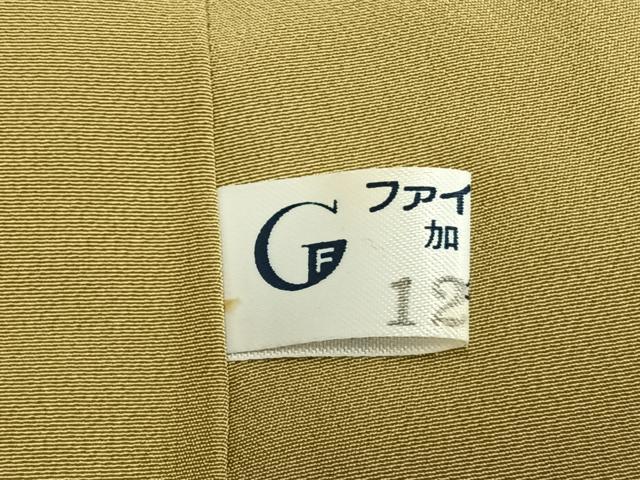 平和屋着物●今井喜三郎 小紋 草花文 反端付き 正絹 逸品 AABK1107fy
