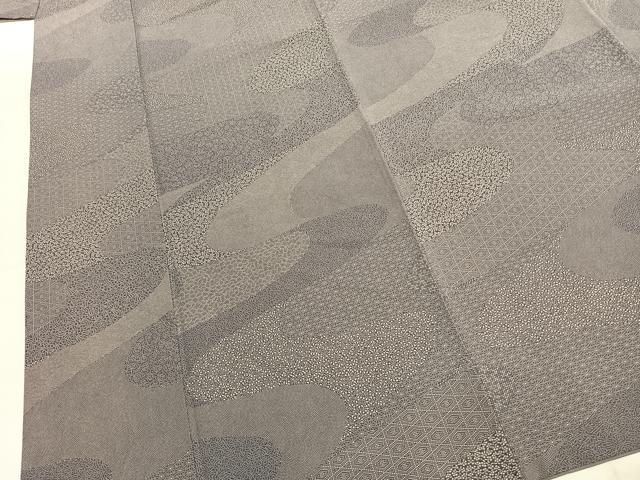 平和屋着物●江戸小紋 流水文 正絹 逸品 AABK1112fy