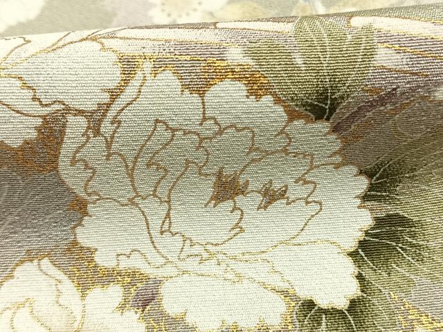 平和屋着物●訪問着 花鳥文 金彩 正絹 逸品 AABK1128fy