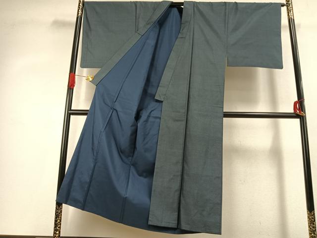 平和屋着物●男性 本場大島紬 アンサンブル 160亀甲 総詰め 正絹 逸品 AABK1147fy