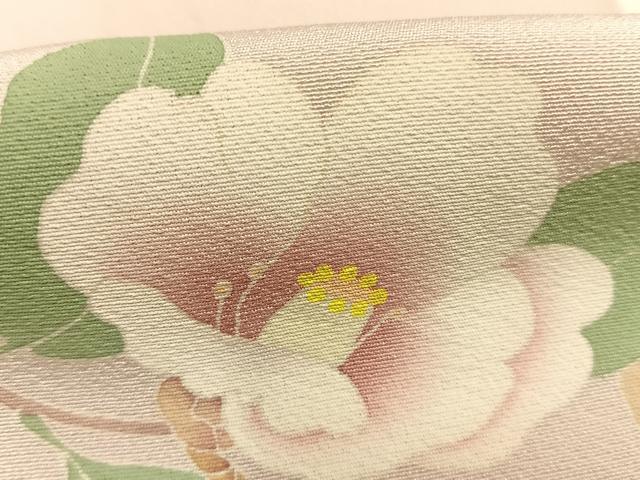 平和屋着物●訪問着 友禅 作家物 枝花文 暈し染め 正絹 逸品 AABK1170fy