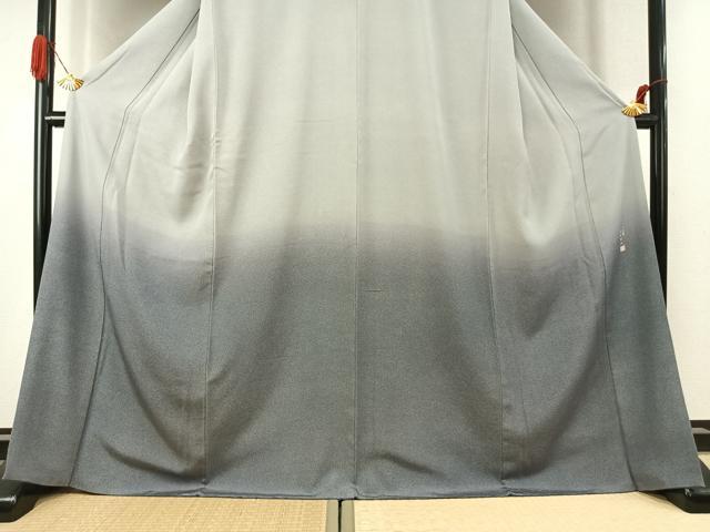 平和屋着物●小紋師 保科照夫 訪問着 江戸小紋 霞文 正絹 逸品 AABK1202fy