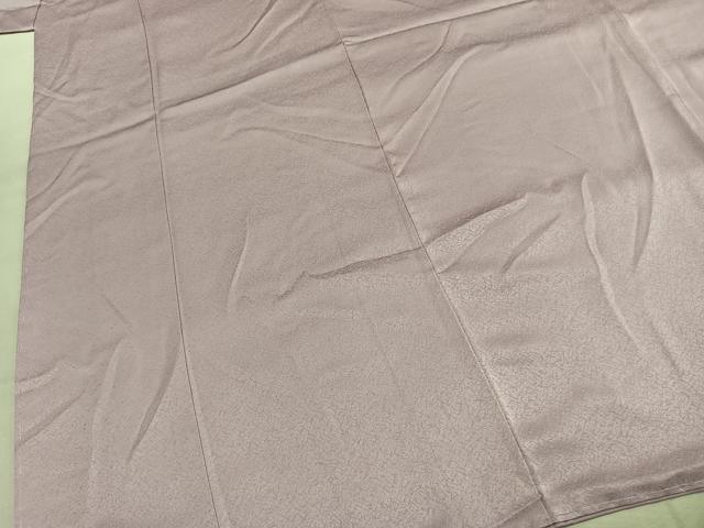 平和屋着物●上質な色無地 霞地紋 淡紅藤色 正絹 逸品 未使用 AABK1206fy