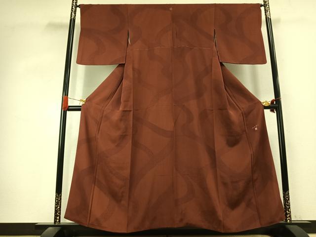 平和屋着物●内田秀一 江戸小紋 抽象文様 正絹 逸品 AABK1207fy