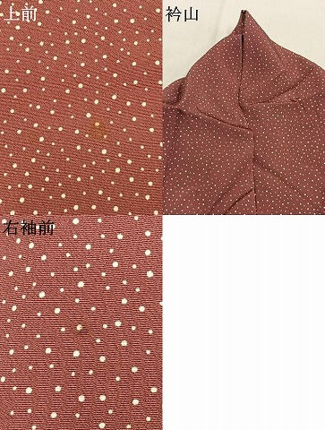 平和屋着物●江戸小紋 大小あられ 正絹 逸品 AABK1236fy