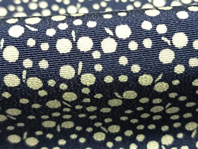 平和屋着物●上質な小紋 舞葉文 正絹 逸品 AABK1239fy