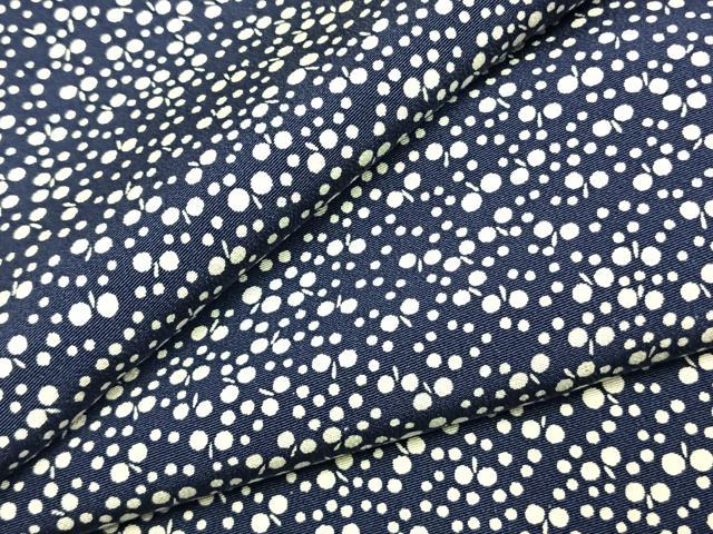 平和屋着物●上質な小紋 舞葉文 正絹 逸品 AABK1239fy
