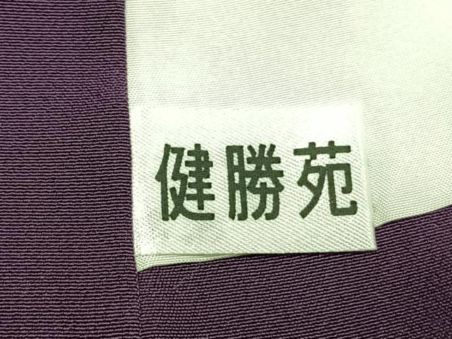 平和屋着物●皇室デザイナー 中村乃武夫 訪問着 南天文 暈し染め 金彩 健勝苑扱い 正絹 逸品 AABK1250fy