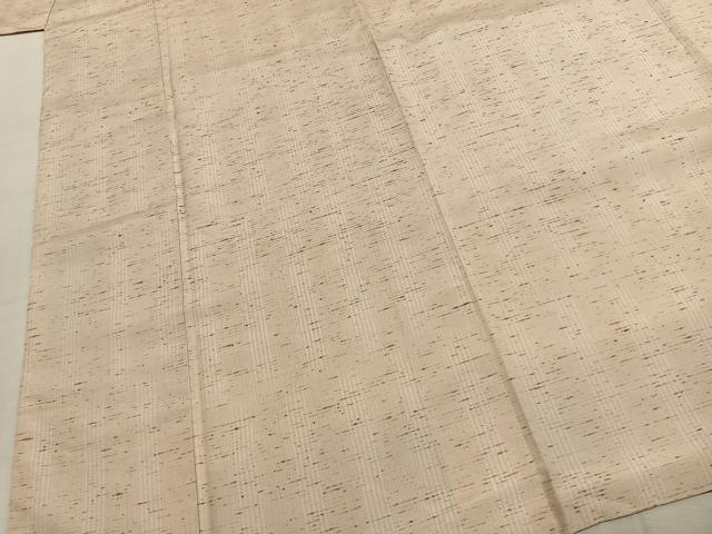 平和屋着物●ぜんまい紬 変わり縞 正絹 逸品 AABK1269fy