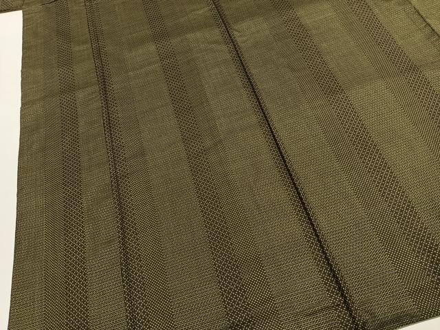 平和屋着物●本場大島紬 100亀甲 間道 正絹 逸品 AABK1279fy