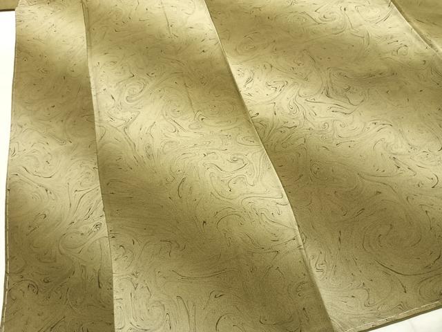 平和屋着物●上質な小紋 墨流し文様 暈し染め 正絹 逸品 未使用 AABK1303fy
