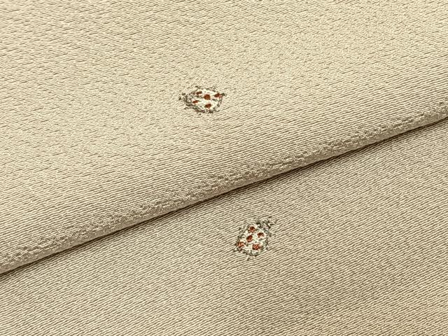 平和屋着物●上質な小紋 総刺繍 てんとう虫 ますいわ屋扱い 正絹 逸品 AABK1307fy