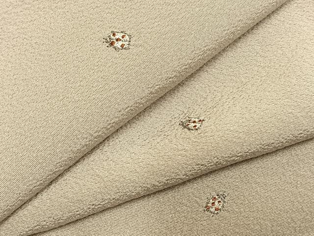 平和屋着物●上質な小紋 総刺繍 てんとう虫 ますいわ屋扱い 正絹 逸品 AABK1307fy