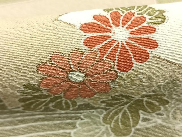 平和屋着物●訪問着 色紙重ね花文 暈し染め 金彩 正絹 逸品 AABK1310fy