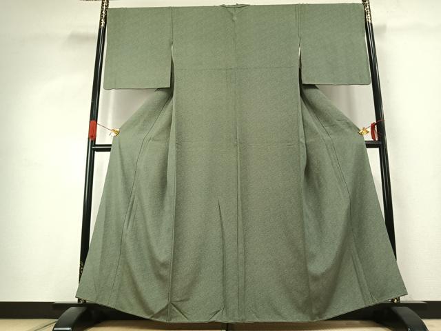 平和屋着物●江戸小紋 幾何学文様 正絹 逸品 AABK1313fy
