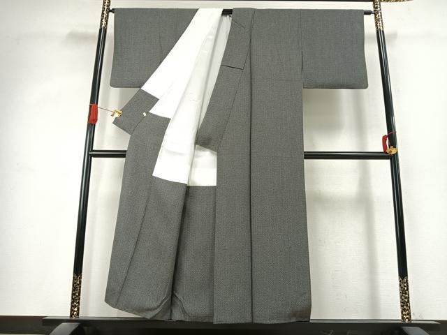 平和屋着物●江戸小紋 幾何学文様 ますいわ屋扱い 正絹 逸品 AABK1314fy