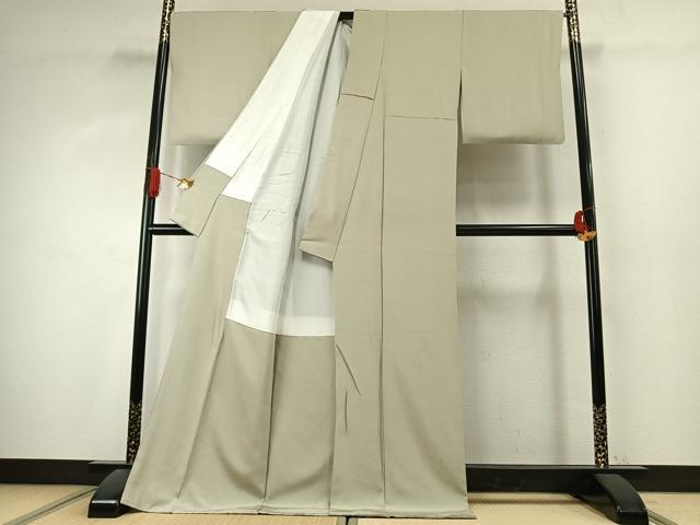 平和屋着物●江戸小紋 鮫小紋柄 ロング丈 正絹 逸品 AABK1320fy