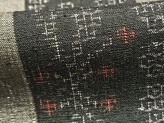 平和屋着物●上質な紬 間道 正絹 逸品 AABK1322fy