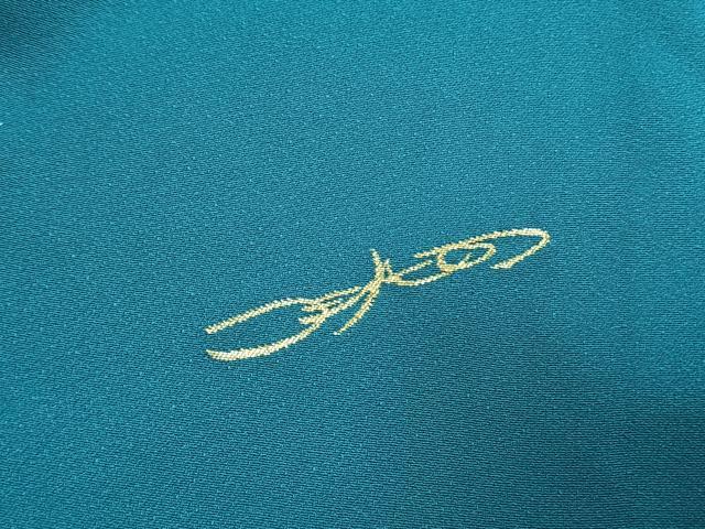平和屋着物●ファッションデザイナー HIROKO KOSHINO コシノヒロコ 訪問着 寿光織 花蝶文 金銀糸 正絹 逸品 AABK1336fy