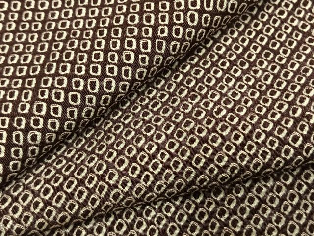 平和屋着物●大変加工の良い総絞り小紋 ロング丈 正絹 逸品 AABK1344fy