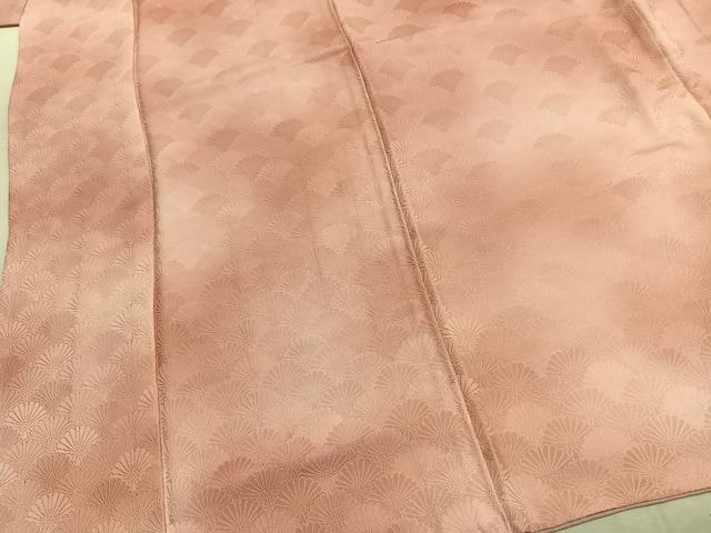平和屋着物●上質な小紋 花尽くし地紋 暈し染め 正絹 逸品 AABK1362fy