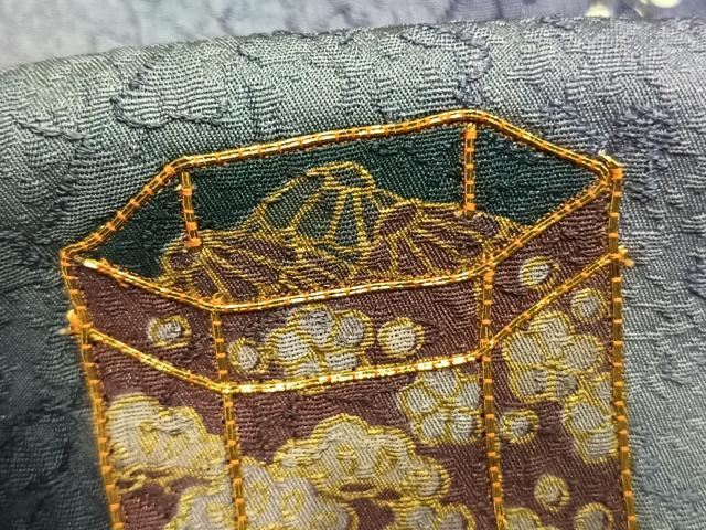 平和屋着物●豪華振袖 駒刺繍 貝桶花文 暈し染め やまと誂製 正絹 逸品 AABK1389fy