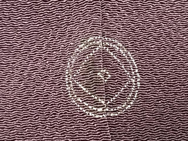 平和屋着物●訪問着 刺繍 舟 枝松文 暈し染め 鬼しぼ縮緬 正絹 逸品 未使用 AABK1393fy
