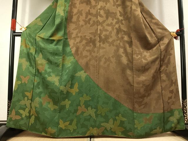 平和屋着物●訪問着 蝶尽くし 正絹 逸品 未使用 AABK1397fy