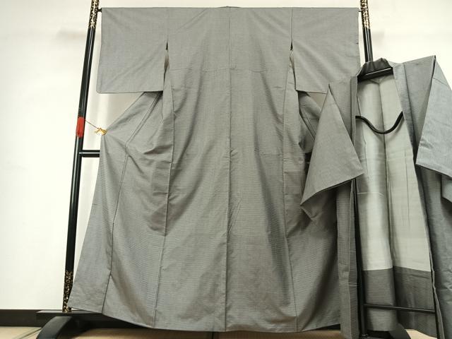 平和屋着物●本場大島紬 アンサンブル 100亀甲 総詰め 正絹 逸品 AABK1398fy