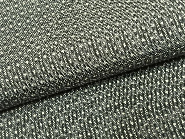 平和屋着物●本場大島紬 アンサンブル 100亀甲 総詰め 正絹 逸品 AABK1398fy