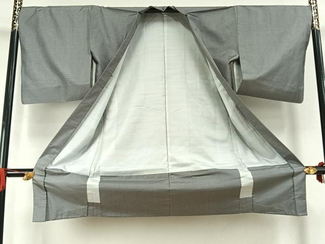 平和屋着物●本場大島紬 アンサンブル 100亀甲 総詰め 正絹 逸品 AABK1398fy