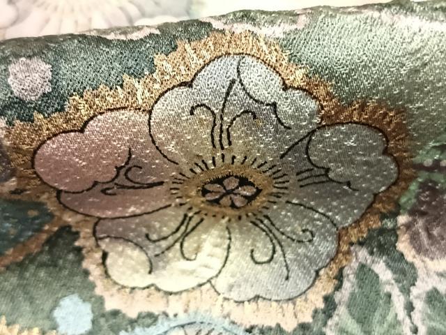 平和屋着物●訪問着 辻が花 絞り 暈し染め 金彩 正絹 逸品 AABK1435fy