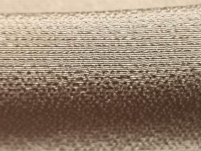 平和屋着物●染色作家 斉藤三才 小紋 霞文 暈し染め 正絹 逸品 未使用 AABK1485fy