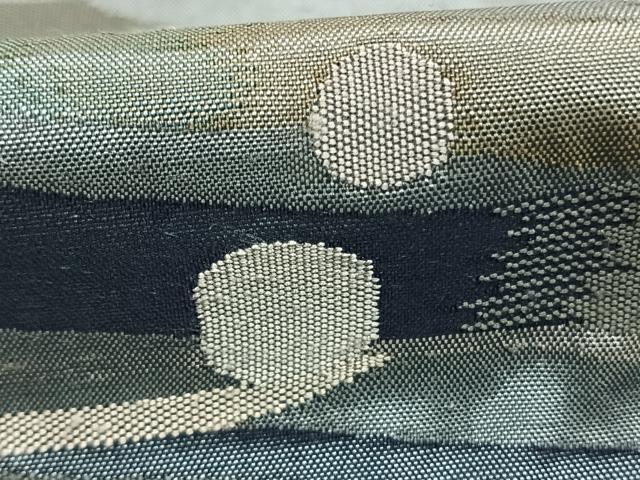平和屋着物●訪問着 紬地 漢方染 抽象文様 暈し染め 正絹 逸品 AABK1510fy