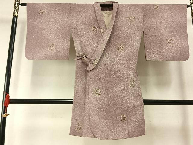 平和屋着物●道中着 松竹梅 正絹 逸品 AABK1554fy